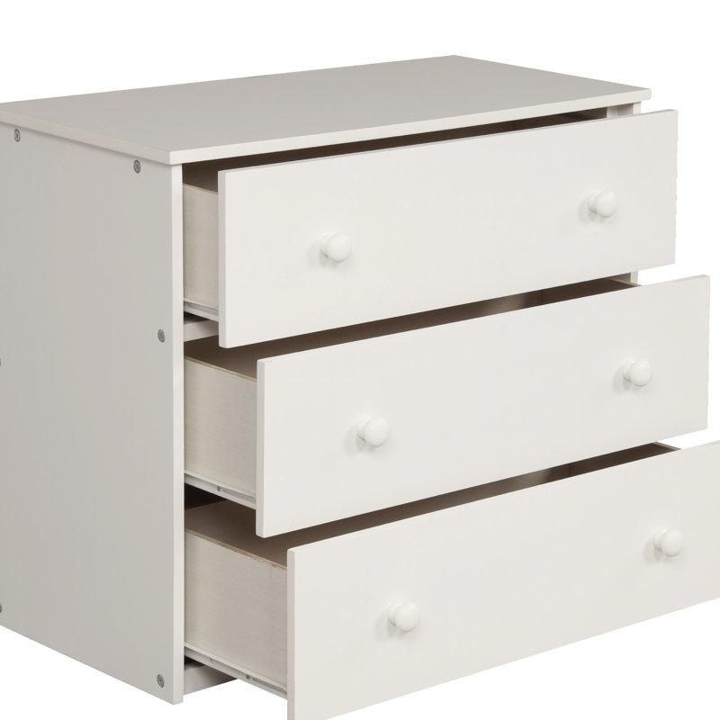 Lit mezzanine simple avec cabinet et bureau Low Study, Blanc