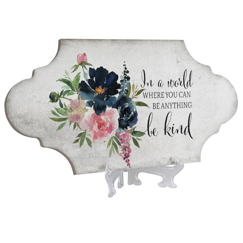 Plaque décorative In The World, Be Kind