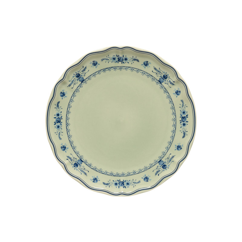 Vila Dinner Plates, Blue/Olive