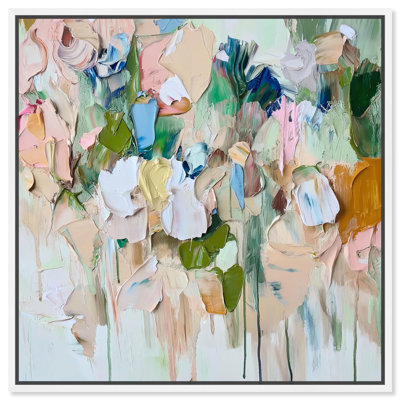 Art Remedy Bright Tropical Art Canvas Hint of Mint I