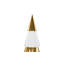 Christmas Tree, Quadro, White And Gold Leaf