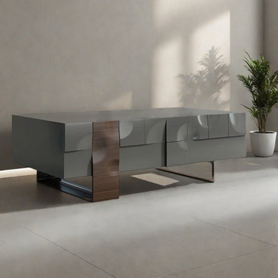 Solid wood creative design simple tea table