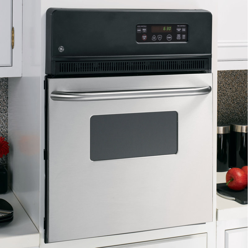 24" Electric Single Wall Oven, Stainless Steel