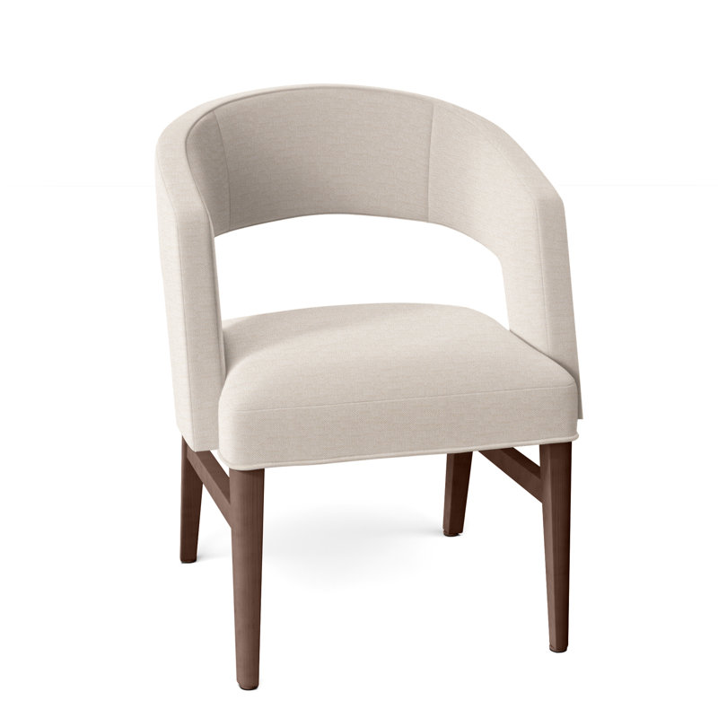 Chaise avec accoudoirs Bryant, Noyers, Perigold Tres Chic Bone