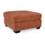 Avie Oversized Accent Ottoman, White Polyester Cushion, 38 Inch-109265515
