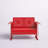 Kutcher 48.75'' Wide Straight Metal Loveseat-162864229
