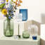 Villeroy & Boch Fleur Olive Vase, 11 in, Green, Dishwasher Safe, Mouth-Blown and Handmade Glass Vase-1574546441