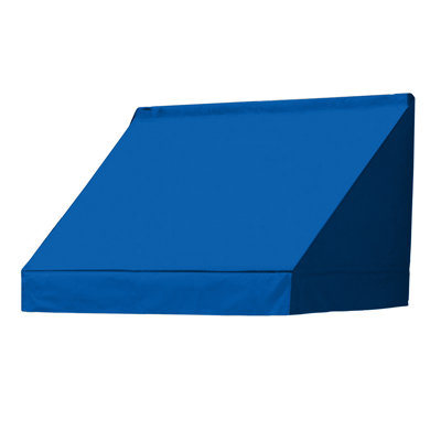 Auvent de fenêtre standard rétractable en acrylique tissé l 4 pi x P 2 pi Aw Awadings in a Box