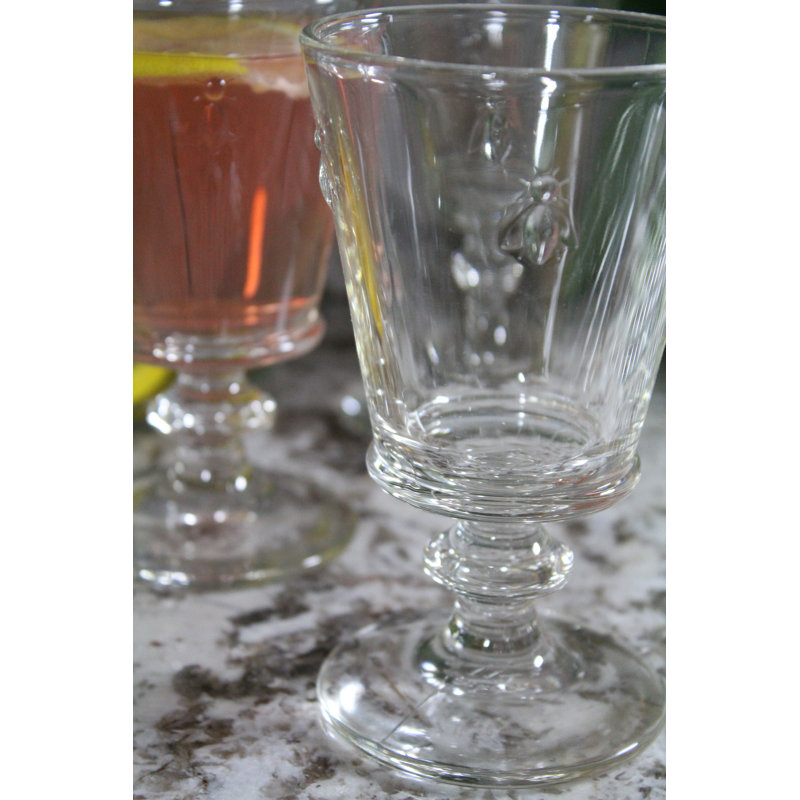 Glass Wine Glass, 8 oz, Clear