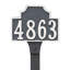 Enseigne d’adresse pour pelouse sur 1 ligne beckford-23381786