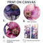 Mauve mystique Blooms IV - Décoration murale mauve 2 panneaux-2126093651-2126093652-2126093650