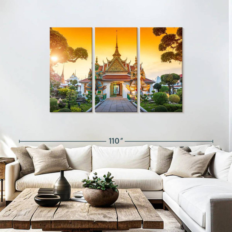 Adella Wat Arun Gate, 48" H x 74" W