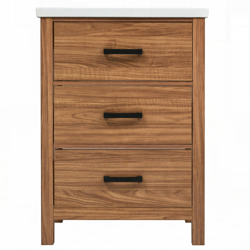 Meuble-lavabo 24 po avec lavabo en céramique