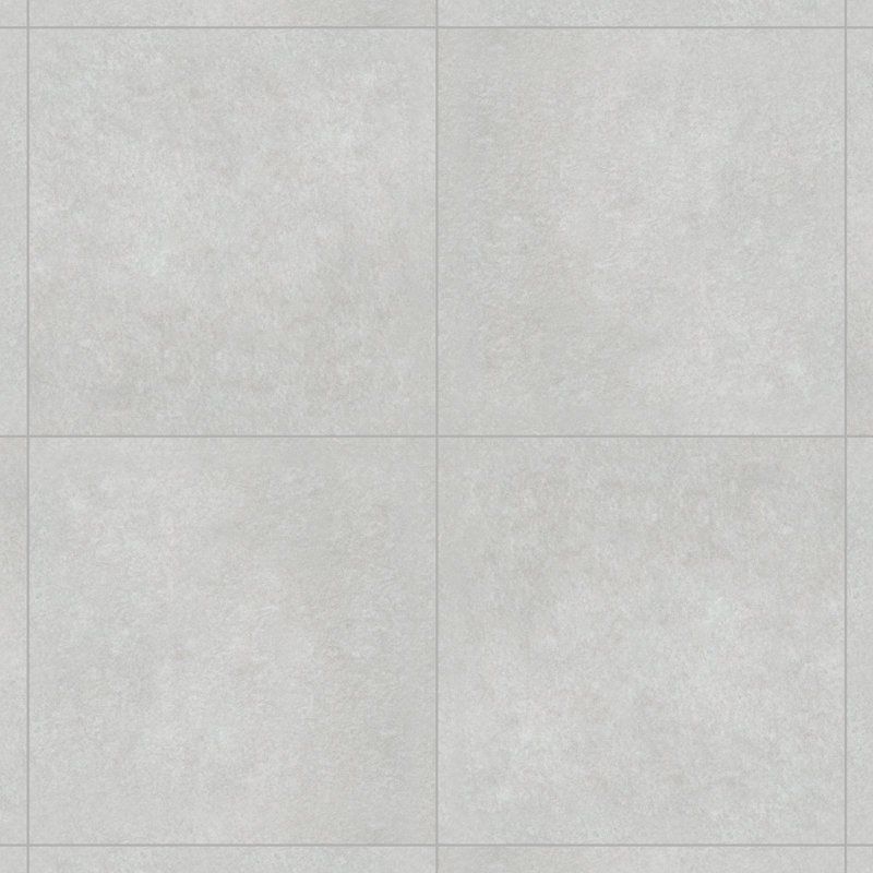 Twenties 8" x 8" Ceramic Concrete Look Wall & Floor Tile, Gray