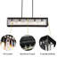 Luminaire suspendu carré / rectangulaire à 5 lumières pour îlot de cuisine Vyolet