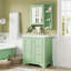 Meuble-lavabo avec lavabo, 3 tiroirs, tablettes réglables-105587673
