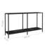 Hannmeike Glass Top Console Table-443084629-443084631