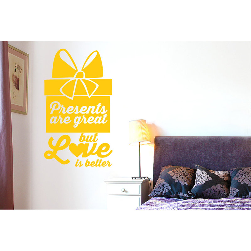 Wall Decal, Dark Yellow
