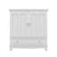 30-Inch Bathroom Vanity With Sink, Bathroom Sink Unit With Integrated Countertop & Silver Details, Adjustable Shelf, Divided Drawer-121088146
