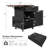 39.3" Farmhouse Kitchen Island with Drop Leaf-2060111113