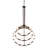 Loxley 39 - Light Dimmable Chandelier