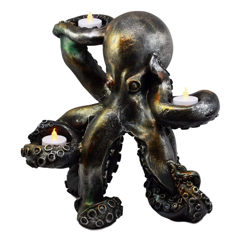 Porte-bougie en plastique Kraken Sea Monster