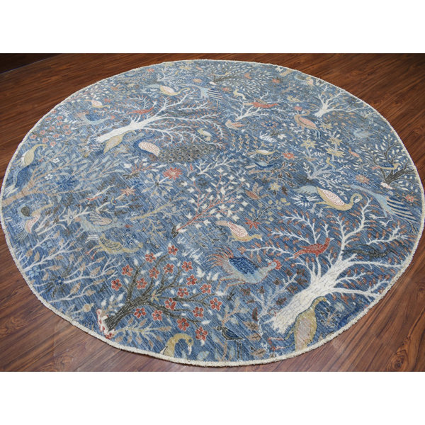 Isabelline Marticia One-of-a-Kind 10'1" Round Wool Area Rug in ...