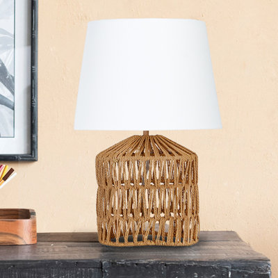 Lampe de table brune 18 po Axyl