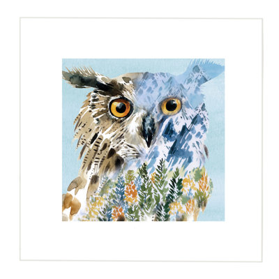Owl 1 Piece Wall Art