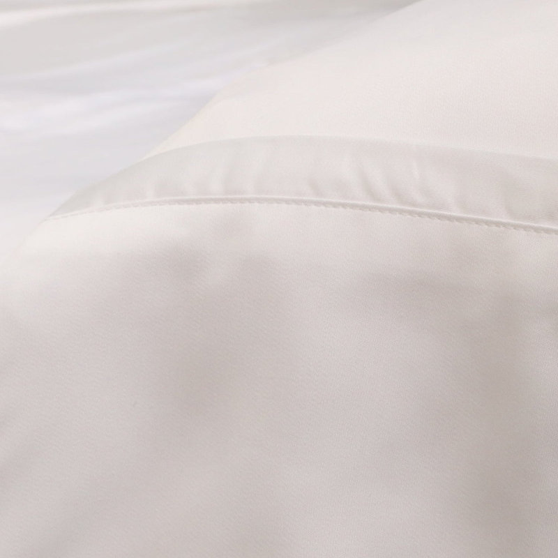 Langston Duvet Cover, King Duvet Cover + 2 King Shams, White/White