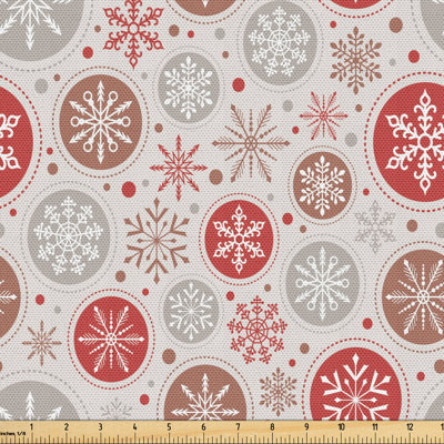 Ailanie Snowflake Print Fabric