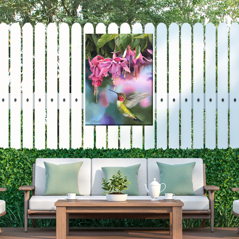 Art sur toile Fuschia & Hummer
