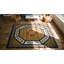 Small Scatter Size American Hooked Wool 1930s Antique Rug