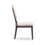 Ensemble de 2 chaises d'appoint Goeffrey brun foncé et beige