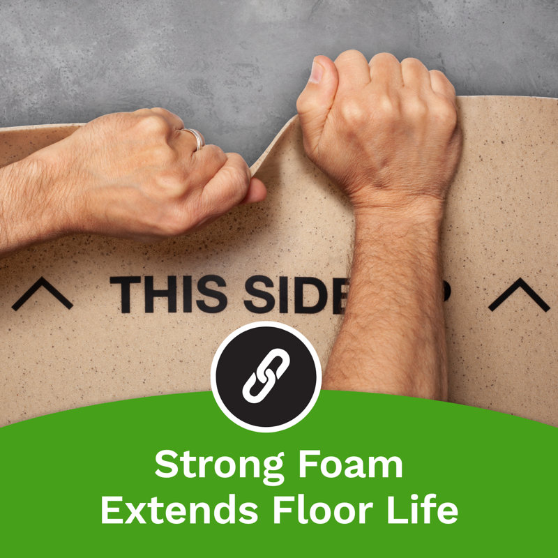 Eco-Friendly Cork and Polyethylene Underlayment Roll with Vapor Barrier