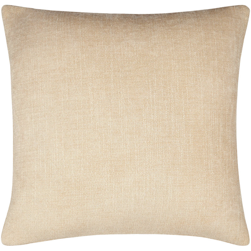 Housse de coussin décoratif Zunaira, H 18 po x l 18 po, Housse de coussin seulement - sans coussin, Kaki