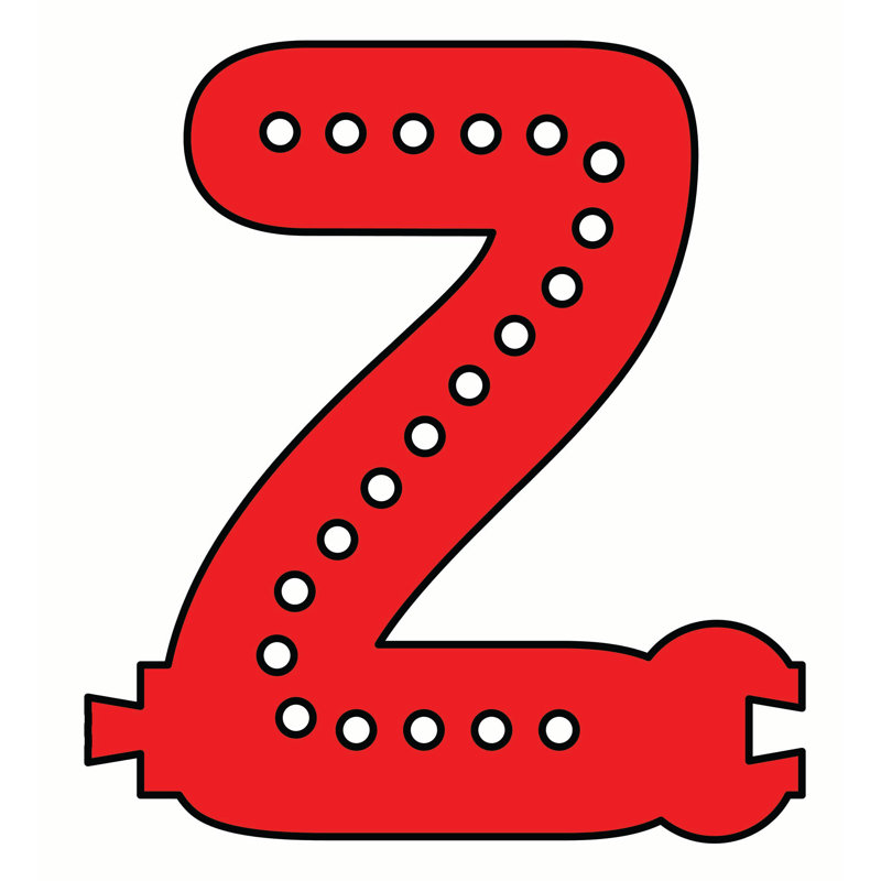 Danni 6.5'' No Subject Themed Marquee Sign, Z