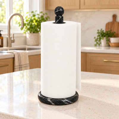 Porte-essuie-tout autoportant Marble Stone