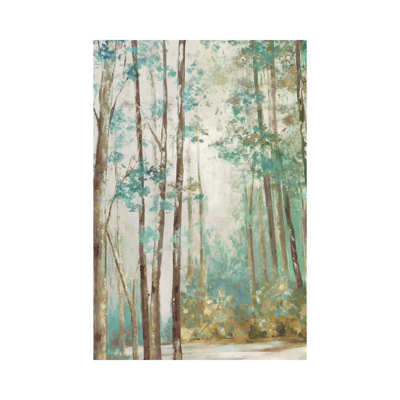 Deep Forest par Eva Watts - Toile tendue avec châssis, estampe numérique sur toile tendue, H 60 po x l 40po x P 1,5 po