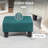Foot Rest , Linen Upholstered With Plastic Leg Foundation For Living Area Room Foot, Covered And Legged Piece