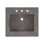 24" Palomar Concrete Vanity Top with Integrated Sink