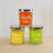 Scented Jar Candle with Glass Holder