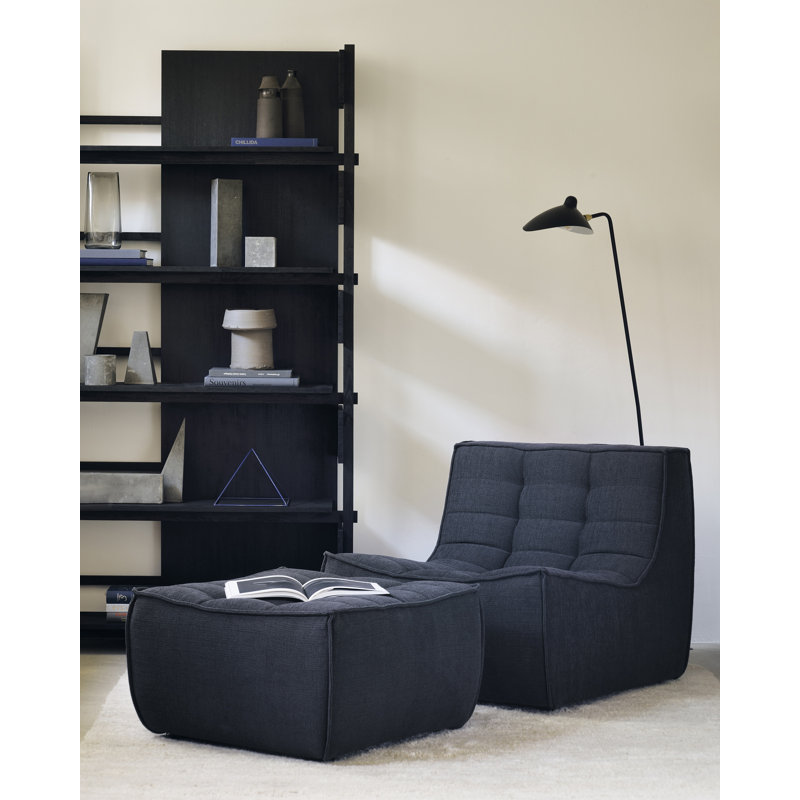 N701 Square Ottoman, Beige