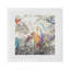 Arcadia Tiger and Zebra Scene Hemstitch 22" Linen/Cotton Napkin