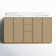 Amella 60'' Free Standing Double Bathroom Vanity with Quartz Top