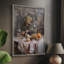 Reproduction encadrée FLORAL Series DCCxxxii - bois massif-119893057