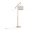 Fulton 83'' Plaster White Arched/Arc Floor Lamp