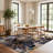 Dichiera Floral Brown/Navy/Cream Non-Slip Rubberback Area Rug-972733599