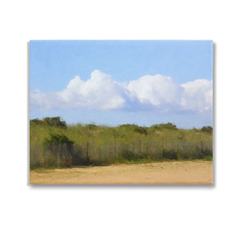 «Vast Pasture With Clouds», art mural sur toile par Graffitee Studios, H 16 po x l 20 po x P 1,5 po