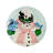 Nostalgic 4-Piece 8" Ceramic Pastel Plates